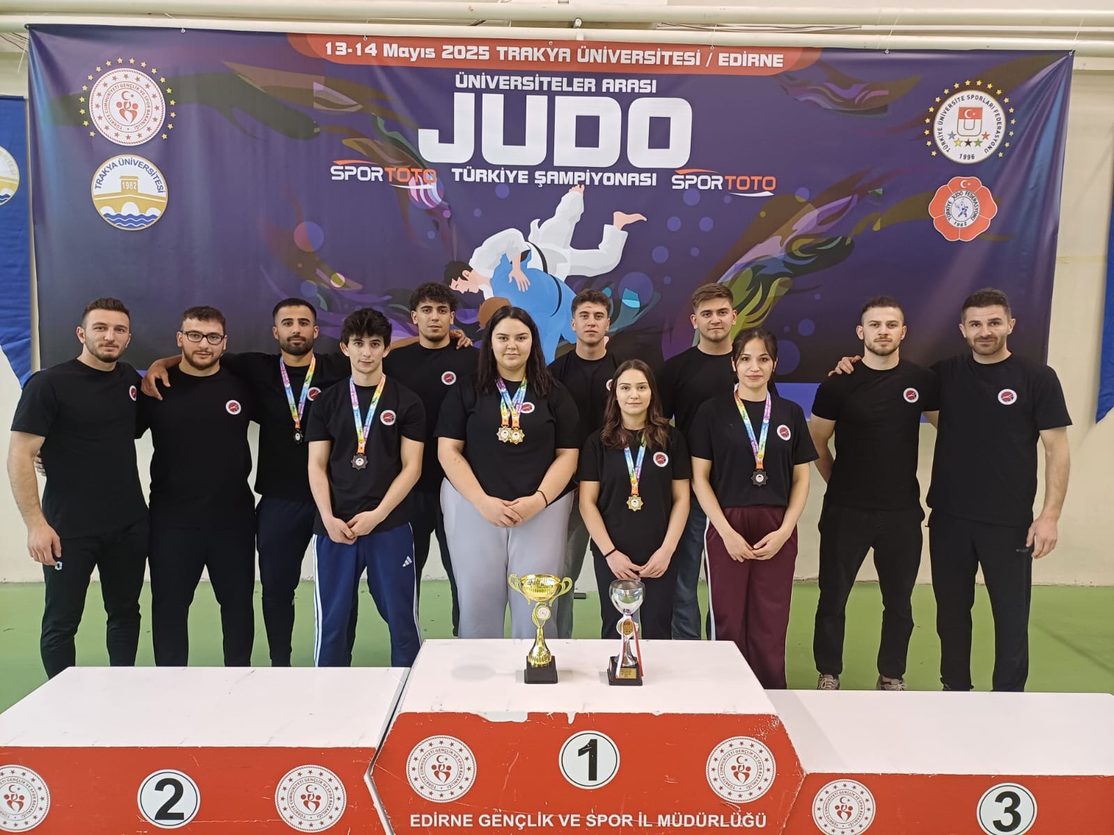 2-14 Mayıs 2025 tarihlerinde Trakya Üniversitesinde düzenlenen Üniversitelerarası Judo Türkiye Şampiyonası